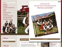 Tablet Screenshot of ensemble-osttirol.at